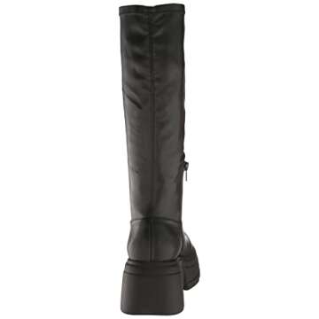 Steve Madden Women's Tero Fashion Boot, Black/Black, 10