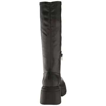 Steve Madden Women's Tero Fashion Boot, Black/Black, 10