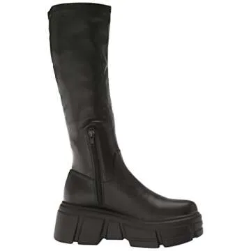 Steve Madden Women's Tero Fashion Boot, Black/Black, 10