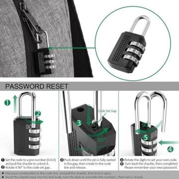 Mancro Laptop Backpack with USB Port and Locking System