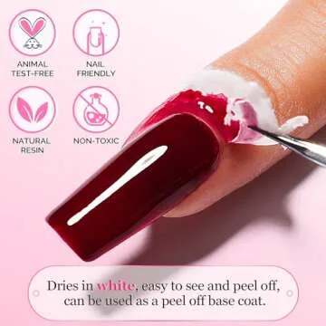 AIMEILI Quick-Dry Latex Tape Skin Protector for Nail Art 15 ML