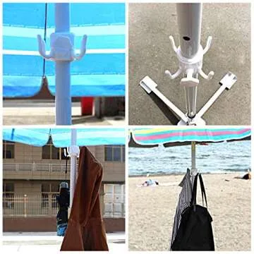 EDOBLUE Beach Umbrella Hanging Hook for Essentials