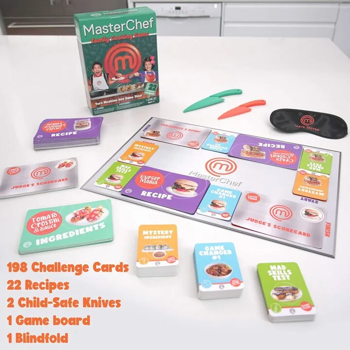 Family Cooking Game with 22 Tested Recipes for Kids