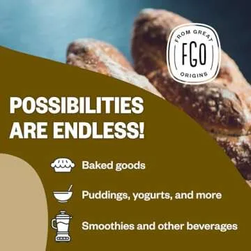 FGO Organic Whole Golden Flax Seeds - Healthy Cooking Additive