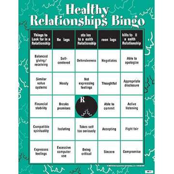 Healthy Relationships Bingo for Adults