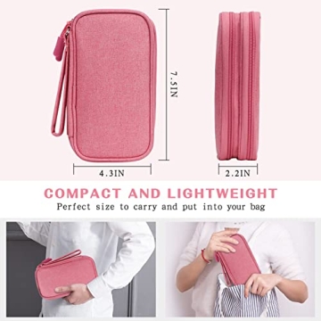 FYY Electronic Organizer Travel Bag Compact Waterproof Pouch
