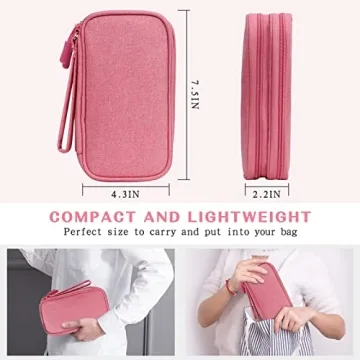 FYY Electronic Organizer Travel Bag Compact Waterproof Pouch