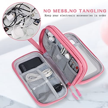 FYY Electronic Organizer Travel Bag Compact Waterproof Pouch