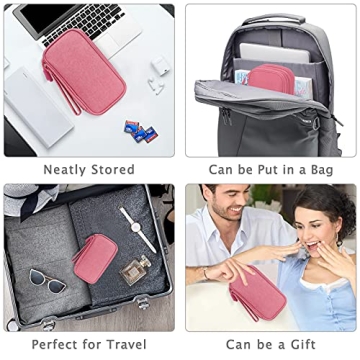 FYY Electronic Organizer Travel Bag Compact Waterproof Pouch