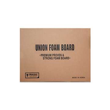 Union Premium Foam Board 30 x 40 x 3/16" 10-Pack : Matte Finish High-Density Professional Use, Perfect for Presentations, Signboards, Arts and Crafts, Framing, Display (White, 30x40)