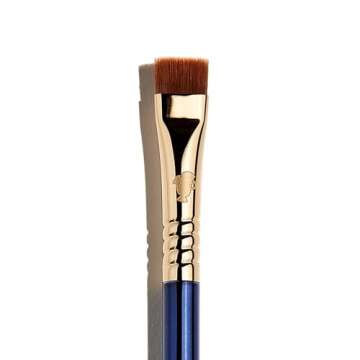 Sigma Beauty Disney's Beauty and the Beast Makeup Brush Set - Limited Edition, 5 Blue Brushes & Beauty Bag, Premium Synthetic Fibers, Durable Handles for Face & Eyes