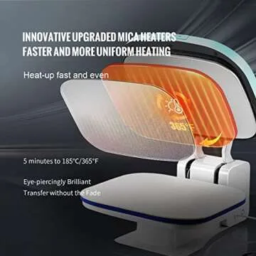 VEVOR Pro Auto Heat Press Machine - 15"x12" Automatic Heat Press Machine for T-Shirts - Heat Up Fast & Even Heating, Professional Smart Heat Press for HTV, Sublimation, Vinyl, Heat Transfer Projects