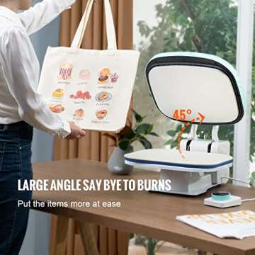 VEVOR Pro Auto Heat Press Machine - 15"x12" Automatic Heat Press Machine for T-Shirts - Heat Up Fast & Even Heating, Professional Smart Heat Press for HTV, Sublimation, Vinyl, Heat Transfer Projects