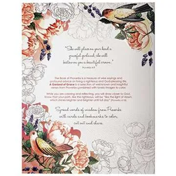 A Garland of Grace: Inspirational Coloring Book for All Ages