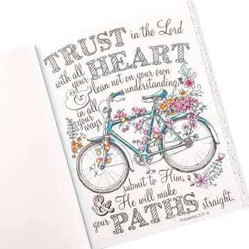 Inspirational Adult Coloring Book with Bible Verses
