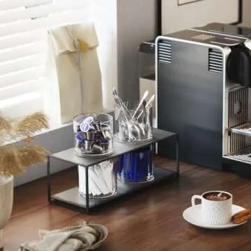 MaxGear 2 Pack Pen Holder Acrylic Cylinder Container, Round Pencil Holder for Desk Pen Cups for Utensil Makeup Brush, Clear Stationery Organizer for School Home Supplies Office Desk Accessories