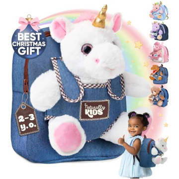Naturally KIDS Unicorn Toys for 2-3 Year Old Girls – Perfect Gifts!
