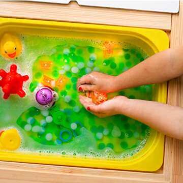 Glo Pals x Sesame Street Water-Activated Light-Up Cubes for Sensory Play (Julia, Cubes Only)