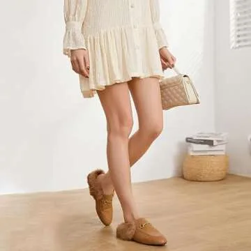 Vertundy Women's Leather Slip-On Mules for Style & Comfort