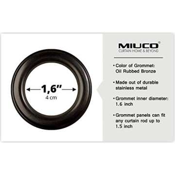 MIUCO 2 Panels Grommet Textured Solid Sheer Curtains 84 Inches Long for Living Room (2 x 54 Wide x 84" Long) Sage