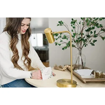 Gooji 4x6 Greenery Leaves Gold Foil Thank You Cards