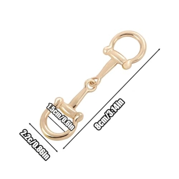 Elegant Horsebit Silk Scarf Holder - 2Pcs set for Women