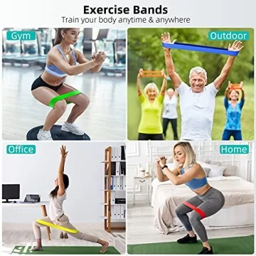 5-Pack Resistance Bands for Strength Training & Stretching