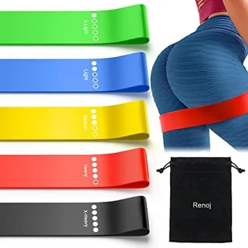 5-Pack Resistance Bands for Strength Training & Stretching