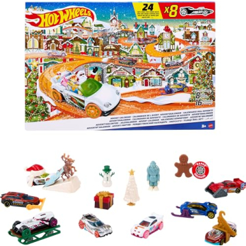 Hot Wheels 2023 Advent Calendar with 8 Cars & Playmat