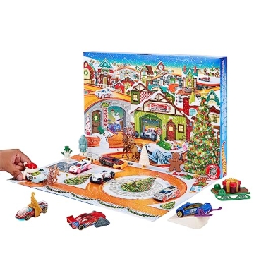Hot Wheels 2023 Advent Calendar with 8 Cars & Playmat