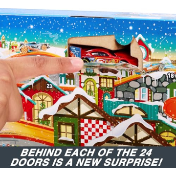 Hot Wheels 2023 Advent Calendar with 8 Cars & Playmat