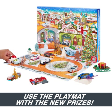 Hot Wheels 2023 Advent Calendar with 8 Cars & Playmat