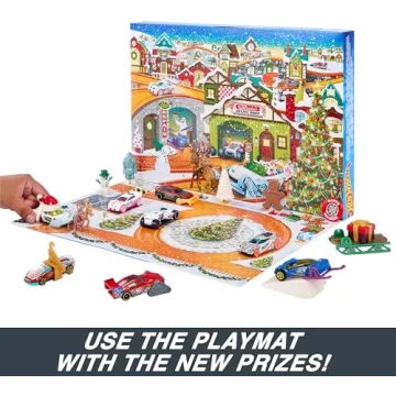 Hot Wheels 2023 Advent Calendar with 8 Cars & Playmat