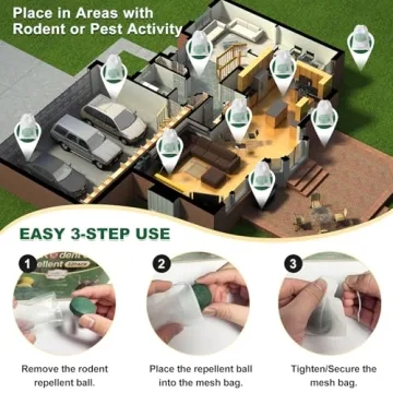 Natural 32PCS Peppermint Mouse Repellent for Home Use