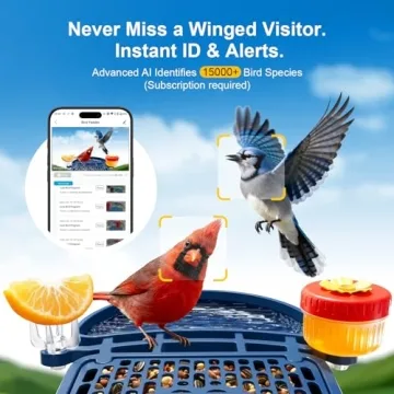 Smart Bird Feeder with 4K Camera & Real-Time Alerts