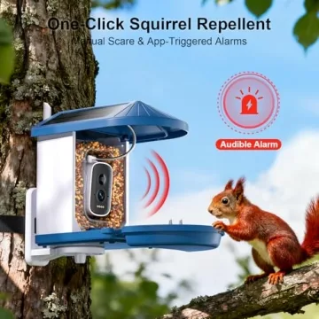Smart Bird Feeder with 4K Camera & Real-Time Alerts