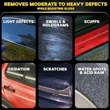 Meguiar’s M105 Mirror Glaze Ultra-Cut Compound, Ultra-Fast Cutting Compound for Cars, Remove Sanding Marks with Our Exclusive Super-Micro Abrasive Technology, 32 oz