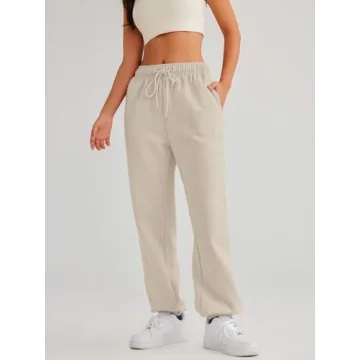 AUTOMET Fleece Lined Women's Sweatpants for Winter