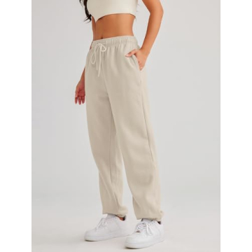 AUTOMET Fleece Lined Women's Sweatpants for Winter
