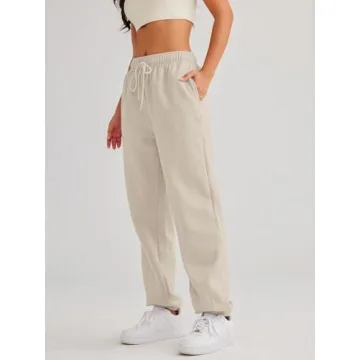 AUTOMET Fleece Lined Women's Sweatpants for Winter