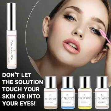 Lash Lift Kit, Eyelash Perm Kit, Professional Eyelash Curling Lash Extension Set, Glue Upgraded Version, Lash Extensions, Lash Curling, Semi-Permanent Curling Perming Wave Suitable For Salon