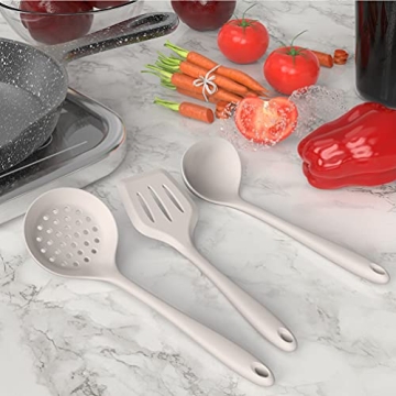 Heat Resistant Silicone Cooking Utensils Set Nonstick Safe
