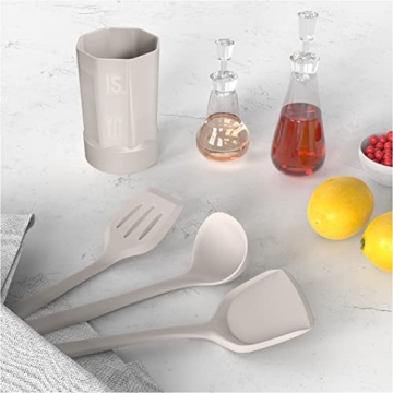 Heat Resistant Silicone Cooking Utensils Set Nonstick Safe