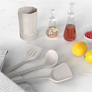 Heat Resistant Silicone Cooking Utensils Set Nonstick Safe