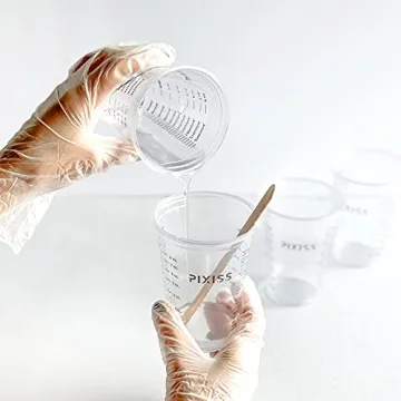 Pixiss Disposable Measuring Cups 100-Pack - Perfect for Mixing
