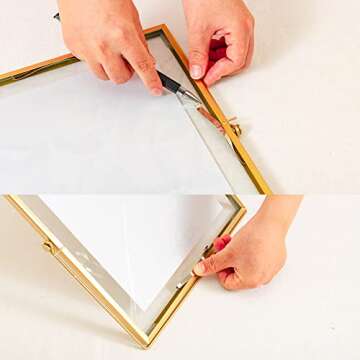 Calculs Please Sign Our Guest Book Sign For Wedding Photo Guest Book Sign Gold Floating Picture Frame Wedding Signs Place Card/Menu Holder 10”x8” Please Sign