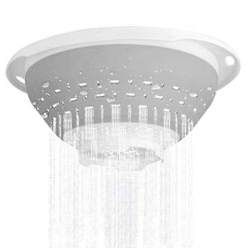 QiMH Collapsible Colander - Heavy Duty Kitchen Strainer for Space Saving Needs!