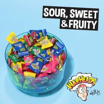 Warheads Extreme Sour Hard Candy Assorted Flavors 175 Pieces