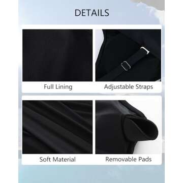 Smismivo Women's Tummy Control One Piece Swimsuit