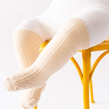 Stylish Zumou Toddler Knee High Socks 8 Pairs for Girls